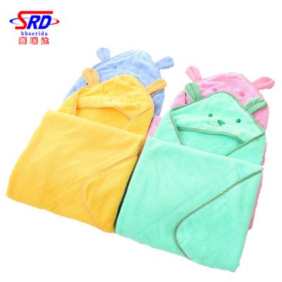 China Gauze Baby Bathrobe Hooded Bath Towel Cotton Towel Cap Gauze Children Child Safe Six-ply In Stock for sale