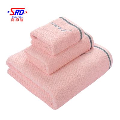 China 100% hotel cotton 21s QUICK DRY five star face towel/hand towel/bath towel in stock for sale