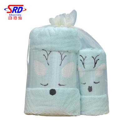 China 8 Piece Child Safe Towel Set 2 Bath Towels 2 Hand Towels & 4 Washcloths Cotton Machine Washable Hotel Quality Super Soft for sale