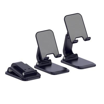 China Plastic Material Adjustable Black Color Height Adjustable Jiesen Novelty Mobile Phone Holder Anti Slip Mobile Phone Holder for sale