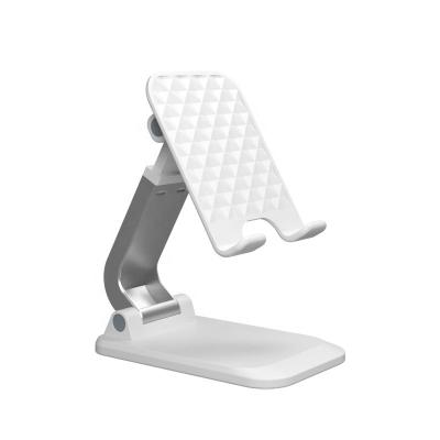 China Metal Material Adjustable Height Adjustable White Color ABS Jiesen Anti Slip Mobile Phone Holder Mobile Phone Holder for sale