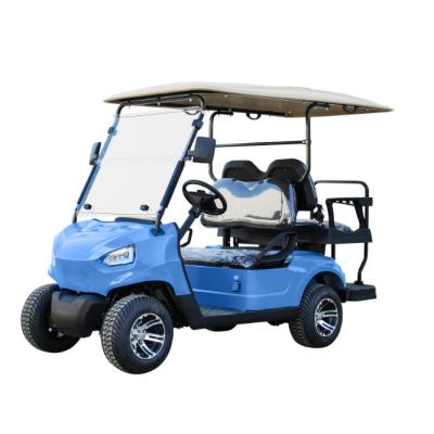 China Chinese new product 2023 golf carts 2*2 4 wheel drive 4KW golf cart with 48v lithium battery for sale 23X10.5-14 tubeless tire for sale