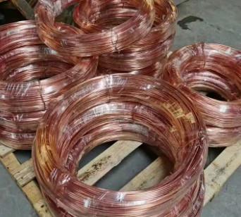 Cina Superficie luminosa Solid Bare Copper Wire 0,1 mm 0,35 mm 0,45 mm 0,55 mm 0,65 mm in vendita