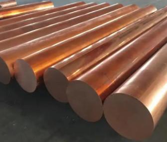 中国 High Hardness Copper Bar C10100 C10200 C11000 6mm 8mm 10mm 16mm Solid Copper Rod 販売のため