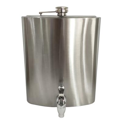 China Who respects the environment; Stocked 128OZ Customized Hip Flask Stainless Steel With Tap For Gift for sale