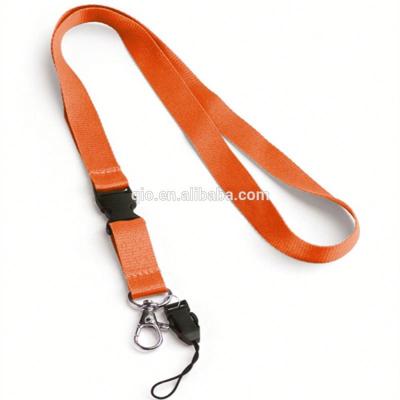 China Custom Show Sublimation Printing Polyester ID Badge Neck Lanyard Key Chain With Customized Logo for sale