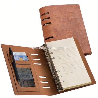 China Promotion Office PU Planner Organizer Printed Leather Notebook NOTEBO918 for sale