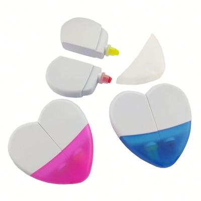 China office & Solid School Markers Heart Shape Highlighter Bar for sale