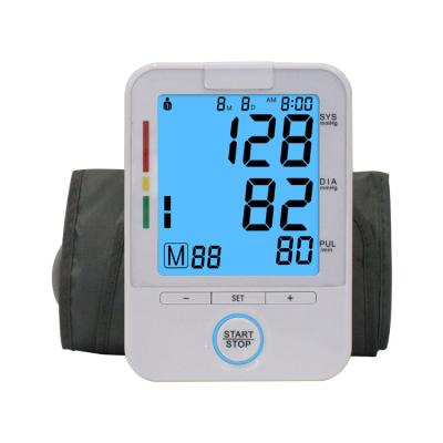 Cina Plasic Warrantly 2Years Digital Medical Automatic Blood Pressure Monitor OEM ODM Backlight Available Sphygmomanometer in vendita