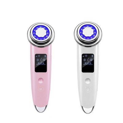 China Home Equipment Beauty Skin Wrinkle Remover Cleansing And Submission Use Led EMS Phototherapy Heated Vibration Eye Care Facial Apparatus for sale