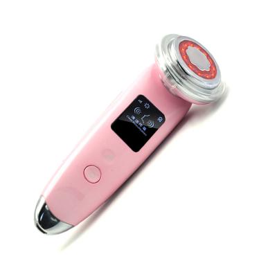 China Wrinkle Remover Face Lift Device Skin Care Machine EMS LED Massager Beauty Facial Tamping Instrument Led Light Therapy Massager Facial Device for sale