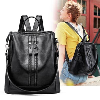 China 2021 high quality luxury vintage backpack women fashion backpack female anti-theft leather in vegan for sale