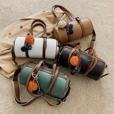 China High Quality Fashion Boston Pillow Shoulder Cross - Cute Round Body Bags Women Purses Handbag for sale