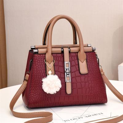 China High Quality Fashion Crocodile Female Elegant Pattern Tote Bags Women Handbags Ladies Leather Shoulder Handbag For Women Luxury for sale