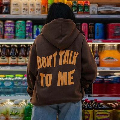 China Anti-wrinkle cheap urban leisure design drop wear sweatsuit new back letter print pullover fleece hoodies for sale