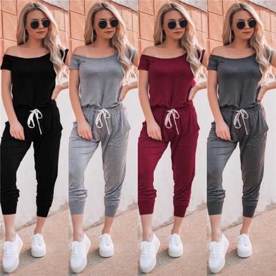 China New Fashion Breathable Sleeve Pocket Strapless Short Rompers And Overalls For Women for sale