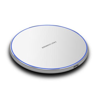 China 10w High Quality Slim Wireless Cell Phone Fast Wireless Chargers Qi Charger Universal Wireless Charger Universal Radio for sale