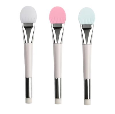 China Luxury Face Mask Brush Small Double Silicone Face Mask Brush for sale