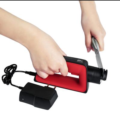 China Viable Trade Assurance Cordless Electric Knife Sharpener for Kitchen Motorized Knife Blade Sharpener for sale