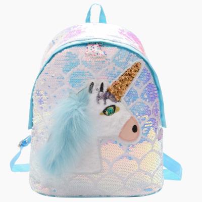 China Customization Anti-theft Unicorn Kids Backpack Unicorn Glitter Backpack School Backpack For Kids Unicorn for sale