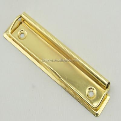 China Gold / Black Binder Clipboard Metal Clip , Paper Clipboard Clips for sale