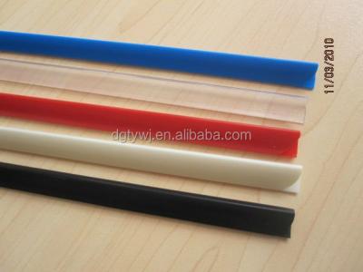 China Eco-friendly Square-corner PVC slide binder/PVC spine bar/A4 plastic slide binder for sale