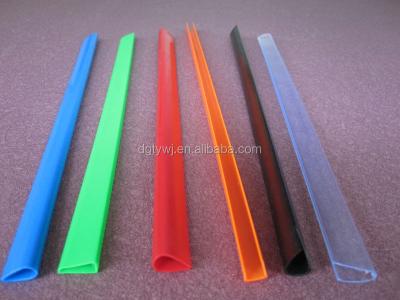 China PVC Material Plastic Plastic Slide Binder Bar For A4 Paper Binding for sale