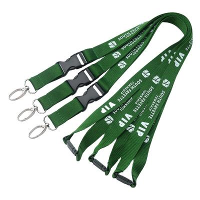 China Durable 2022 Promotional Custom Printed Neck Polyester Lanyard With Logo Free Sample for sale