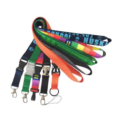 China New Arrival Durable Polyester And Custom Fast Shipping Wap Lanyard Key Chain Fashion Lanyard for sale