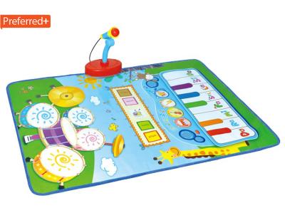 China New Dino Dinosaur Dancing Music Mat ABS 81*58cm Educational Learning Toys For Children for sale