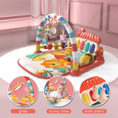 China Educational Gym Mat Padded Mat Piano Play Mats Musical Activity Center Kick Toy BABY Play for Toddler Newborn Infants Indoor Toys for sale