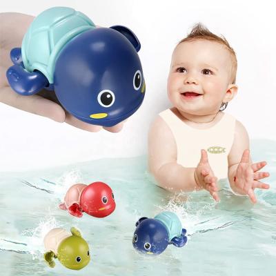 China Water Tool Bath Spray Toys, 3 Pack Swimming Bath Turtle Floating Wind Up Toys Baby Tub Water Toy for sale