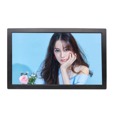 China Wifi Large 21.5 Inch Digital Picture Frame Advertising Player With 1080P High Resolution LCD HD Input VESA With Wall Mount for sale