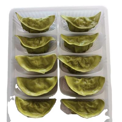 China Nutritious and Delicious Chinese Color Food Chicken Frozen Dumplings Spinach Popular in Europe for sale