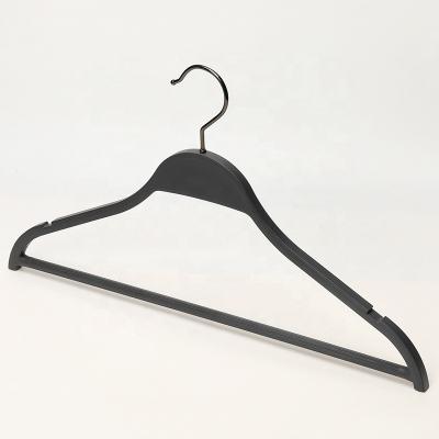 China High quality anti-slip plastic hanger covers HS code coat swimwear hanger for sale