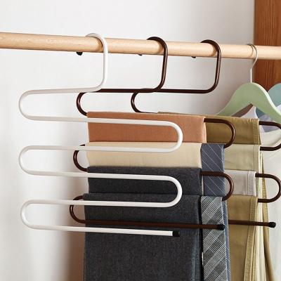 China Space Saver S Shape Hanger 5 Layers Magic S Closet Hangers Space Saver for sale