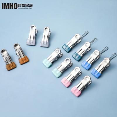 China Minimalist IMHO Factory Supply Cheap Price Metal Clothes Rack Clip For Belt Socks for sale