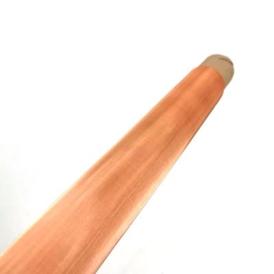 China Anti - Corrosion Magnetic Armoring Material Red Copper Mesh for sale