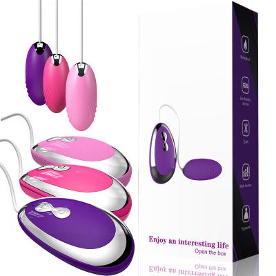 China Silicone+abs Silicone+abs 20 Speed ​​Vagina Egg Vibrator Mini Jump Egg Vibrator Women Cheap Remote Control Sex Toys Vibrating Egg For Female for sale