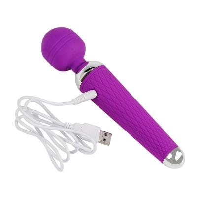 China TPE+ABS Silicone TPE+ABS Magic Rechargeable Vibrator Massager Women Magic Wand Adult Sex Toys Handheld Massage for sale