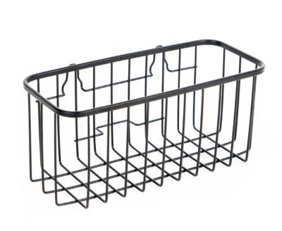 China Wall Mounted Type Baking Paint Bathroom Drainage Rack New Arrival Bathroom Storage Rack Metal Seasoning Storage Racks Wall Mounted Shelving for sale