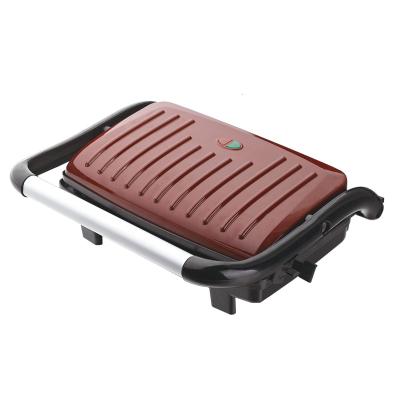 China Household Hot Sale BBQ Grill Kitchen Cooking Appliances Electric Grill 2 Slice Touch Panini Press Grill for sale