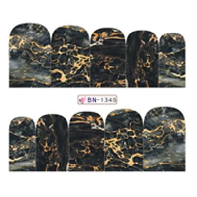 China Easy Apply Texture Pattern Design Water Decal Transfer Nail Sticker Marble Art For Girls for sale