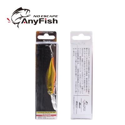 China ANYFISH RV SHAD 70F-DR Wobblers Minnow 70mm OWNER 10g SAGE Hooks Sinking Hard Fishing Lure RV SAGE SHAD 70F-DR for sale