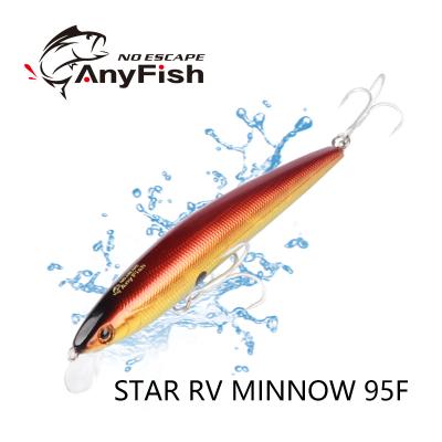 China ANYFISH RV SAGE MINNE 95F 8g Fishing Lures Japan High Quality Hooks Saltwater Handmade Sinking Lure RV SAGE MINNE 95F for sale