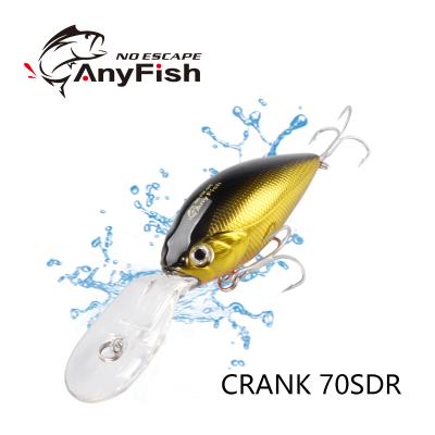 China ANYFISH CRANK 70 DTS 16g 70mm Minnow WobblersArtificial Fishing Lures Adopt Proprietary Japan Bass Perch Lures Hooks CRANK DTS 70 for sale