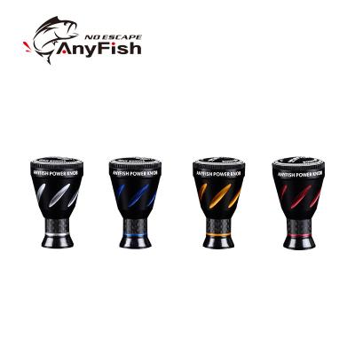 China ANYFISH Fishing Reel Handle Knob Power Knob Metal Carbon DIY Fishing Reels Spare Parts High Quality Customized Knob for sale