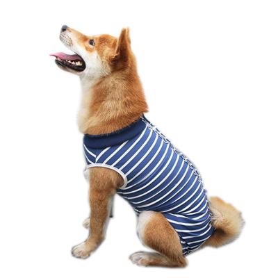 China Mascotas 2022 Anti-licking dog designer surgery clothing pets recovery costume pet dog post-surgery viable recovery clothes for sale