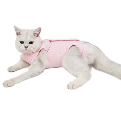 China Custom Viable Costume Pet Cat Logo Private Label Clothes Cat Pajamas Physiological Mascotas de Para de ropa for sale