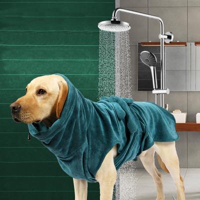 China Super Absorbent Perros Para De Ropa Dog Bath Towel Factory OEM Dog Viable Custom Pet Viable Quick Dry for sale